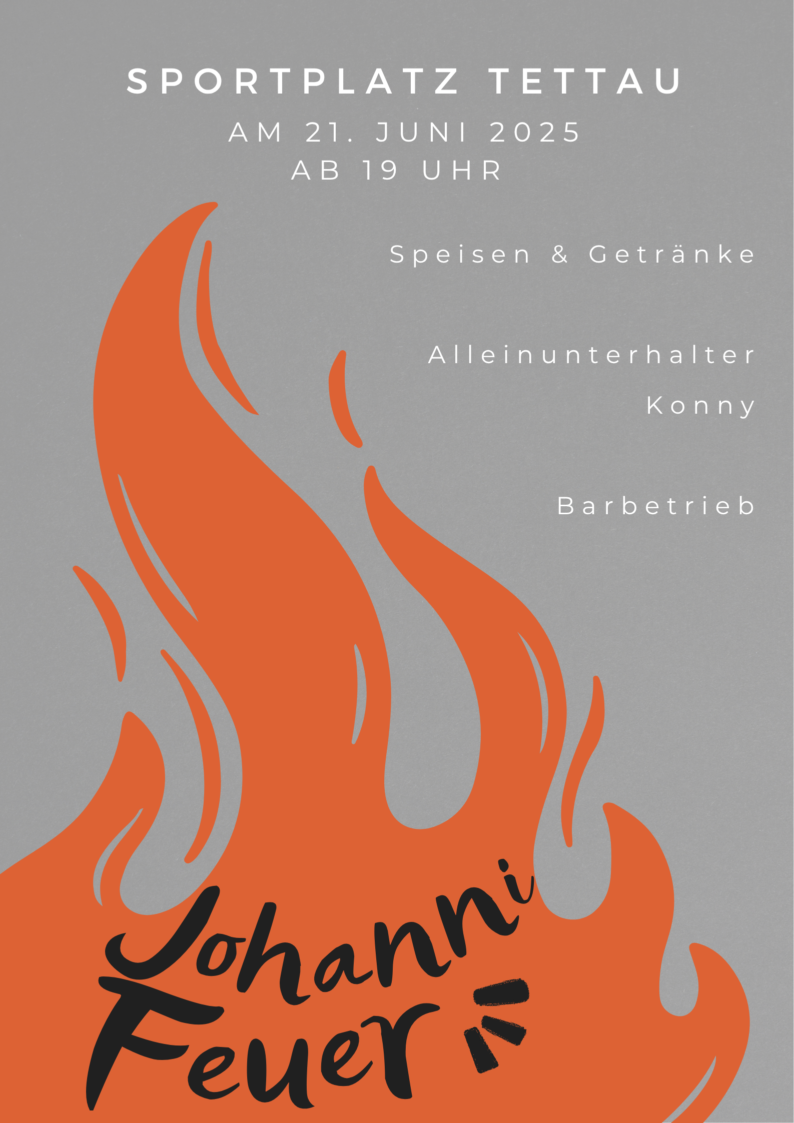 Johannifeuer am 21.06.2025 ab 19 Uhr